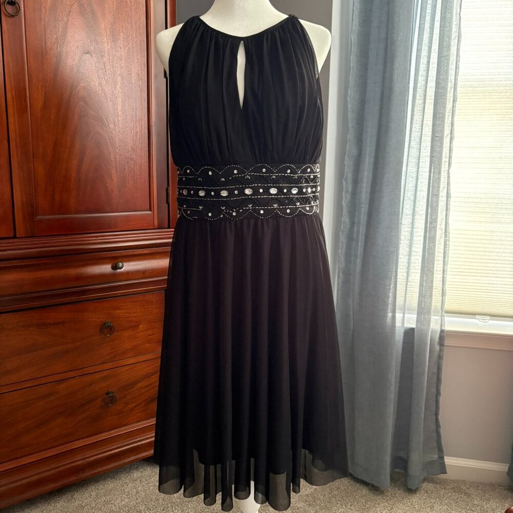Black Goddess Party Dress